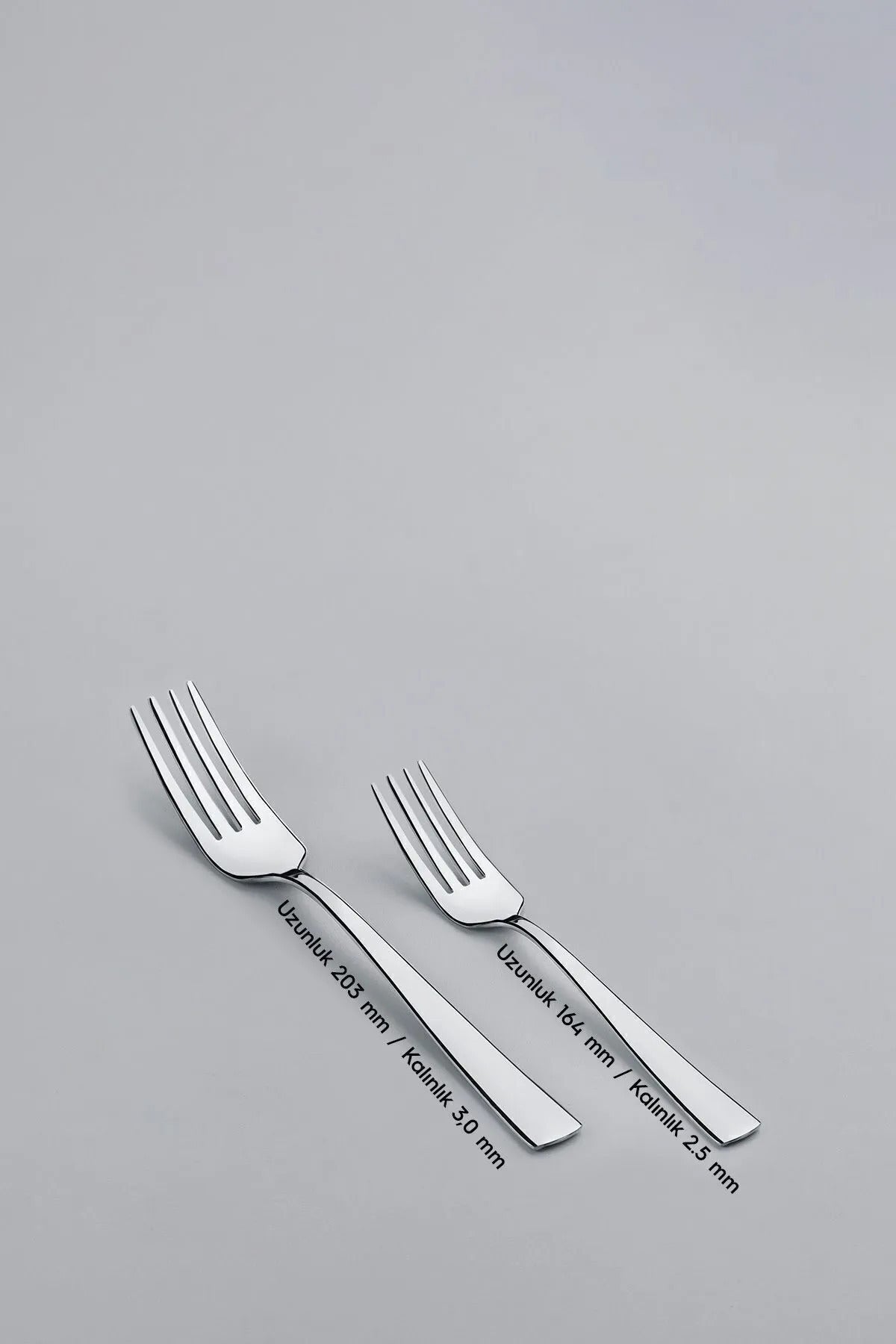Nehir deniz Plain 12 Place Setting 60 Piece Boxed Fork Spoon Set - MALLTURK