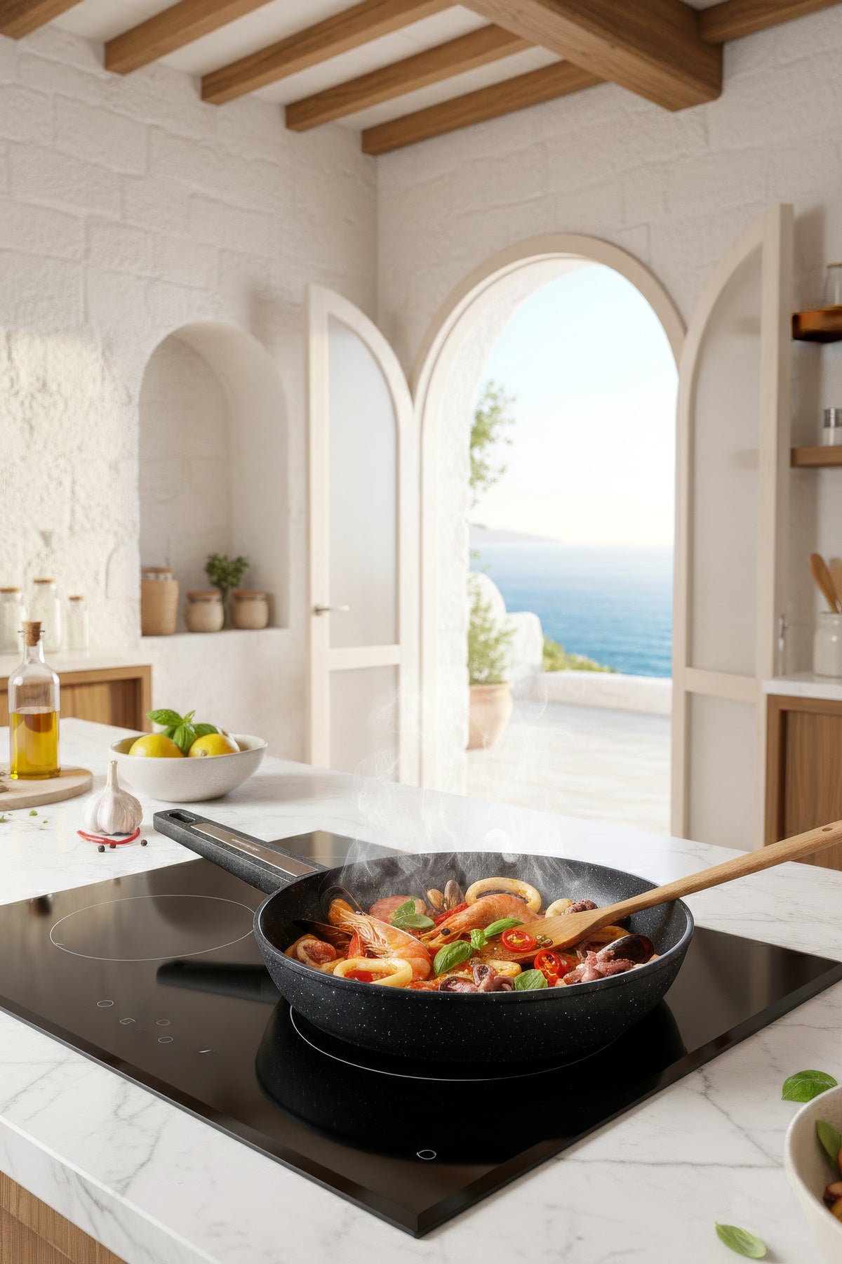 Aryildiz Vortex Galaxy 7 Piece Cookware Set