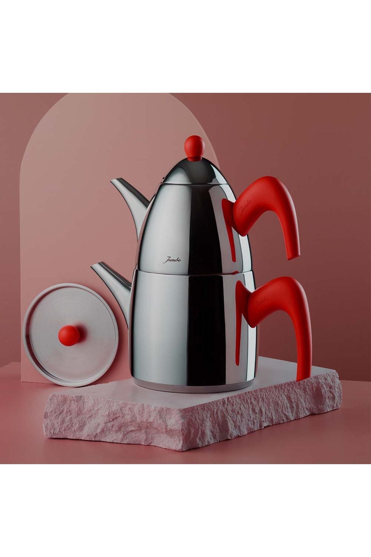 Jumbo 6500 Red induction Base Kettle - MALLTURK