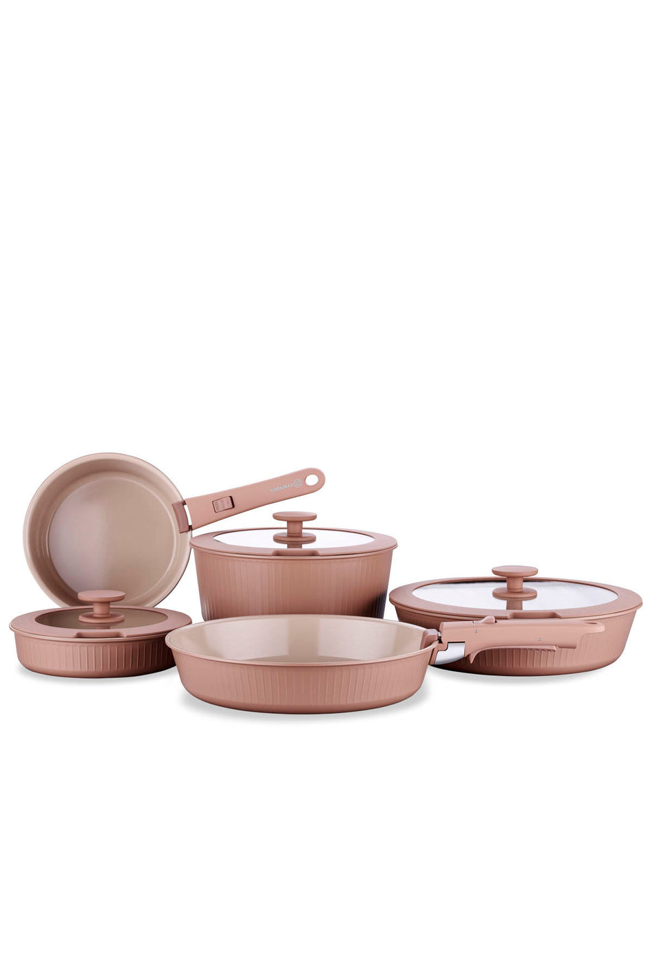 KORKMAZ Nova Pratika 10 Piece Cookware Set