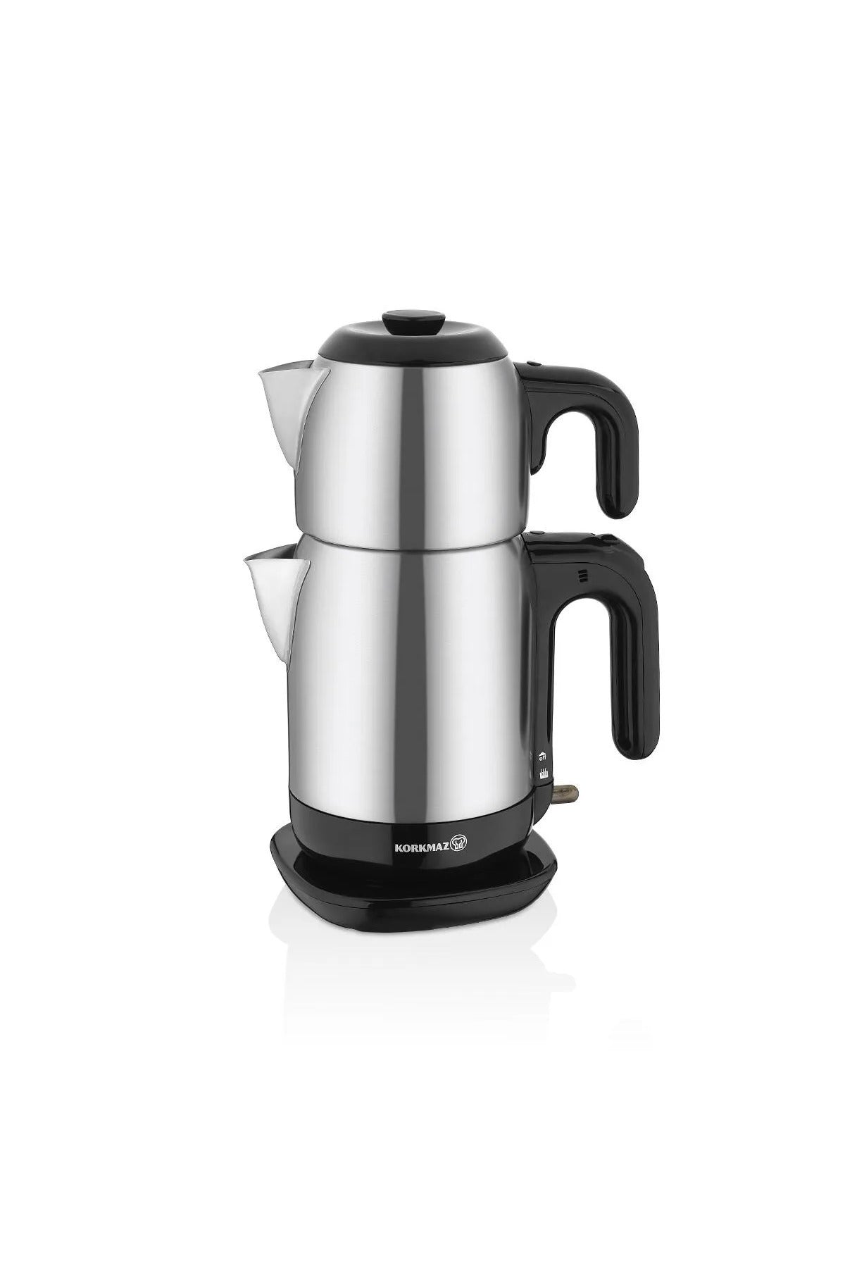 KORKMAZ Demtez Satin Black Electric Kettle 1.6 lt A369-13 - MALLTURK