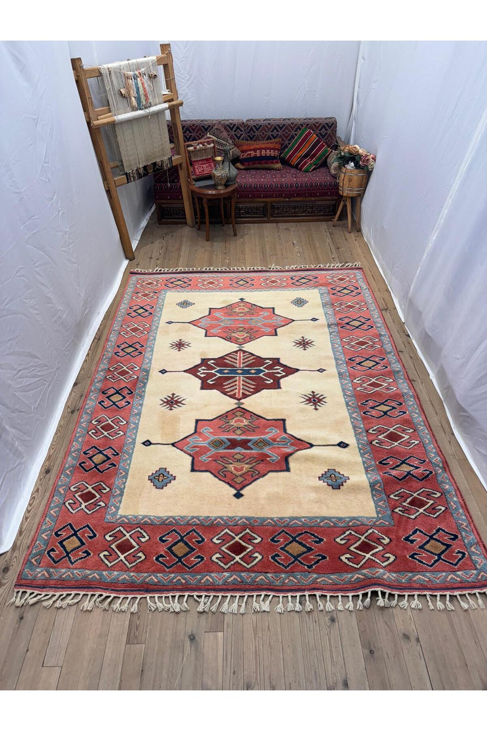 Sirvan Handwoven Yoruk Carpet - 202x194 - MALLTURK