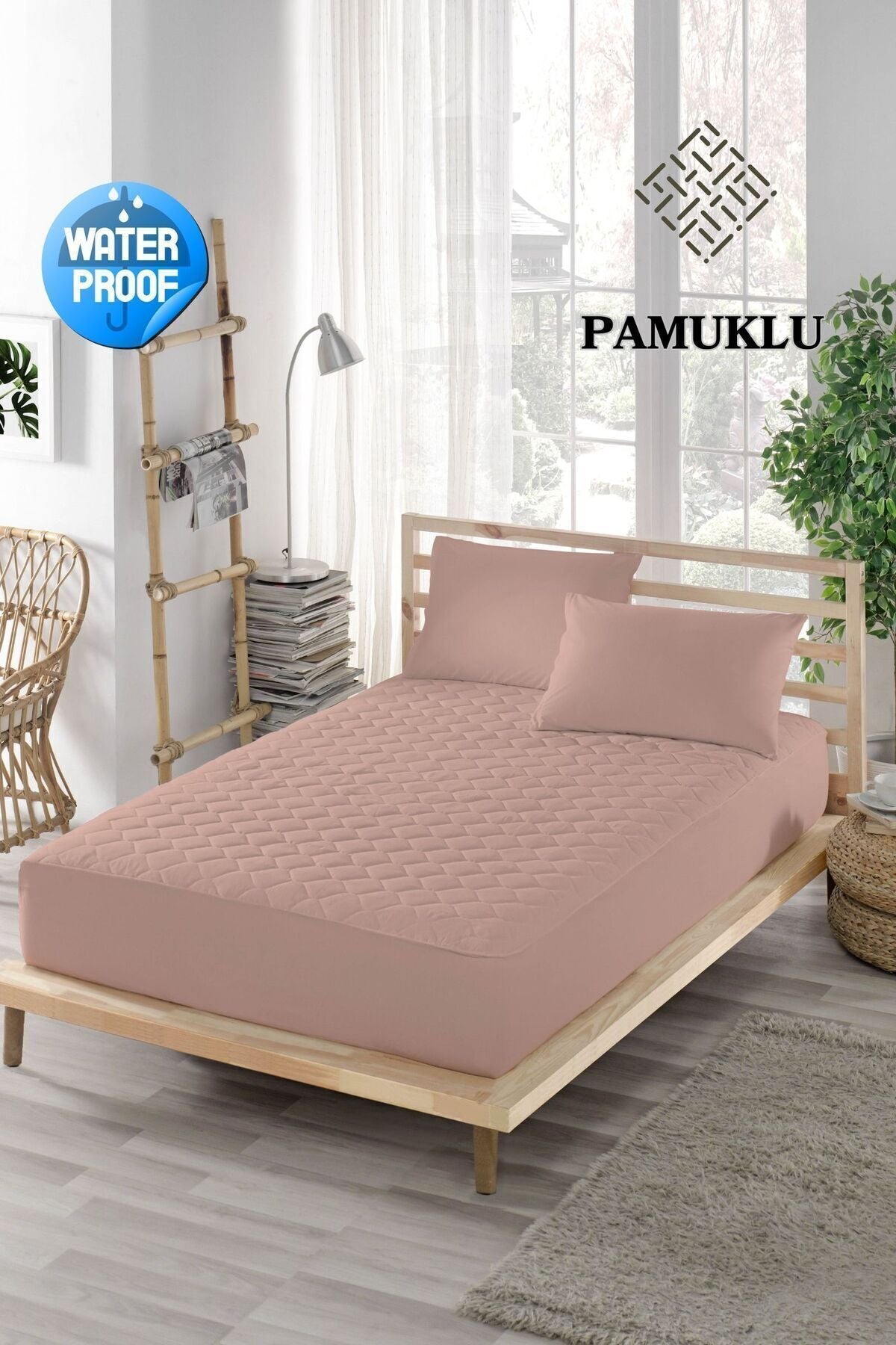 ELY PARKER Waterproof Cotton Quilted Fitted Baby & Kids Mattress Protector - MALLTURK