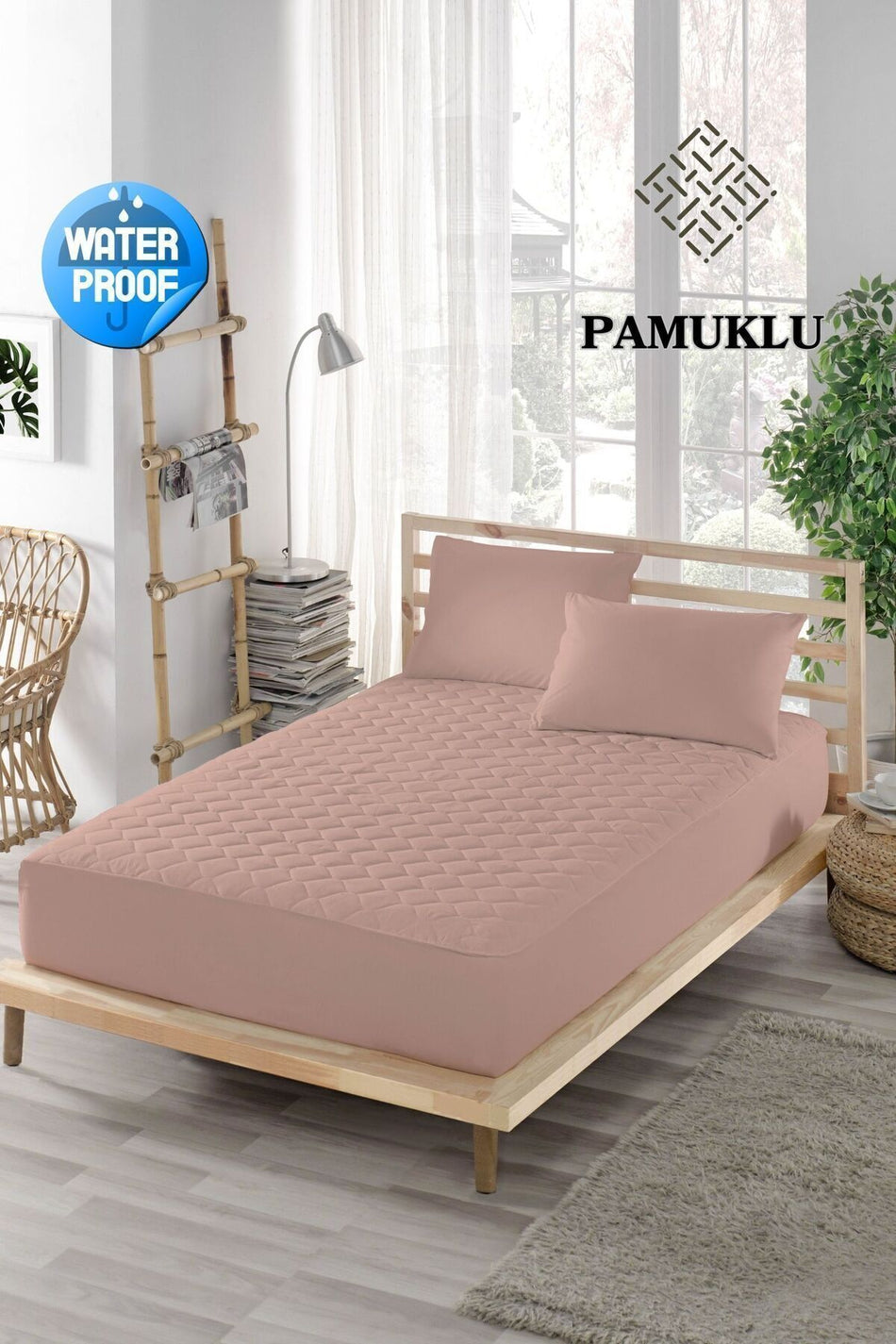 ELY PARKER Waterproof Cotton Quilted Fitted Baby & Kids Mattress Protector - MALLTURK