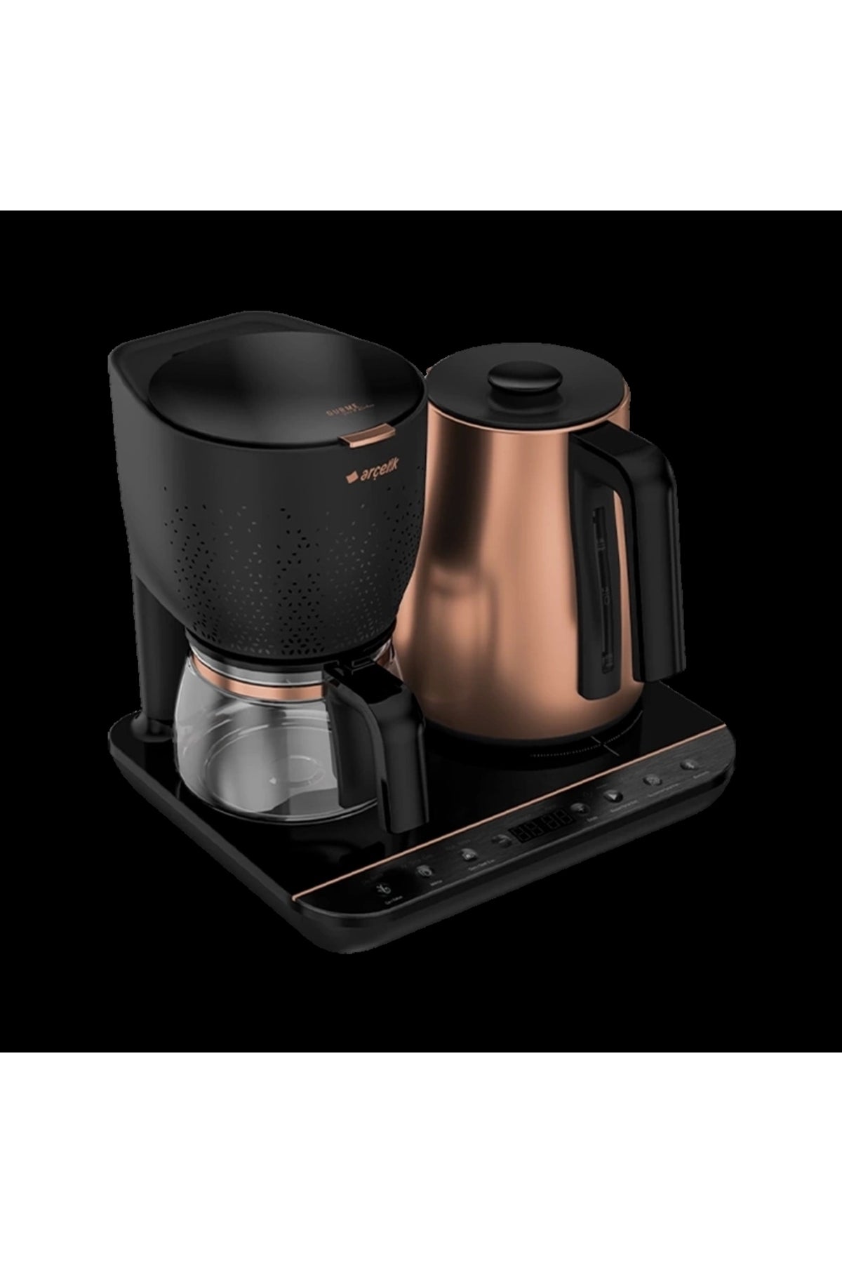 Arcelik Gurme CFM 9147 B Automatic Tea and Filter Coffee Machine - MALLTURK