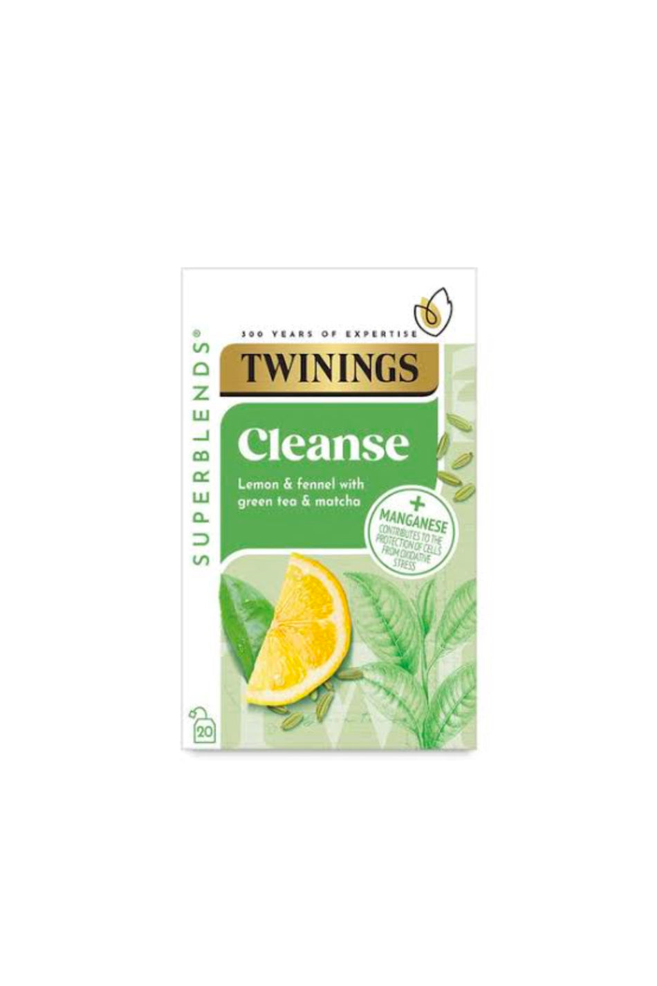 Tè verde depurativo LWP Shop Twinings con finocchio, limone e matcha