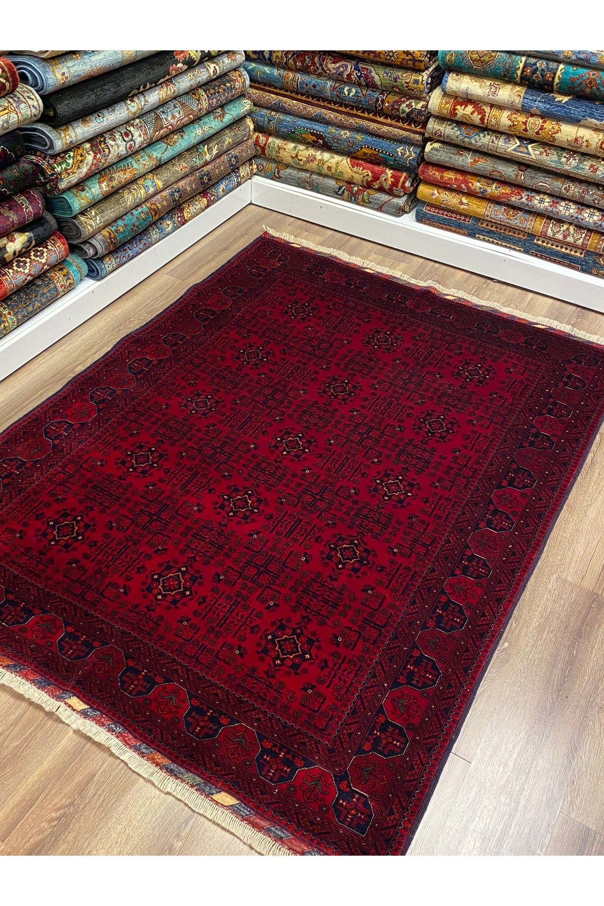 fethiyehalikilim Hand-Woven Afghan Bilecik Rug %100 Wool %100 Hand-Woven Natural Decorative Rug Handcrafted Original Design