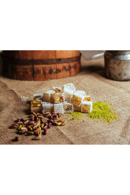 Ziya efendi gorallar Pistachio Turkish Delight 1 kg - MALLTURK
