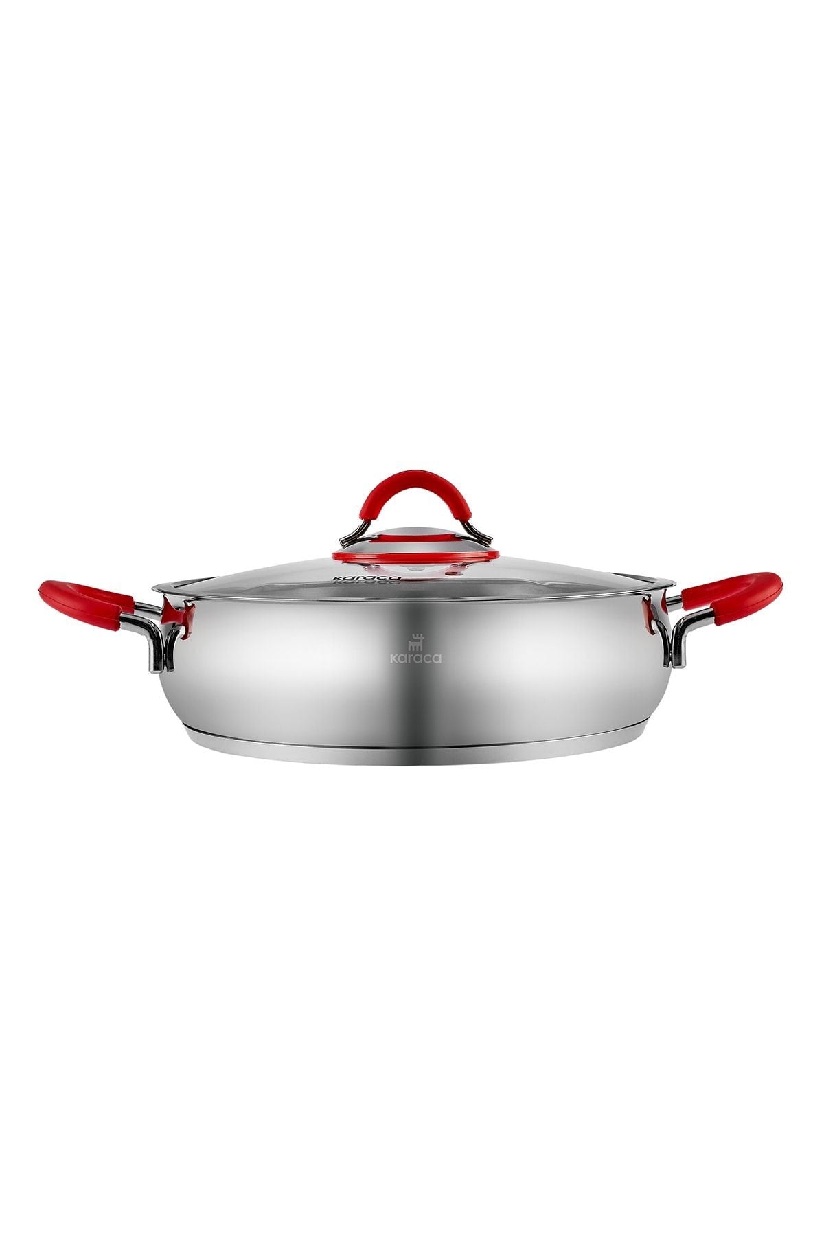 Karaca Oyster Induction Compatible Silikon Kulplu 8 Piece Cookware Set - MALLTURK