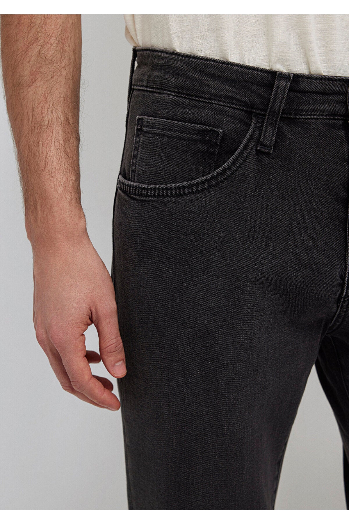 Mavi 177 Dark Grey Comfort Smoke Jeans 0017734787 - MALLTURK