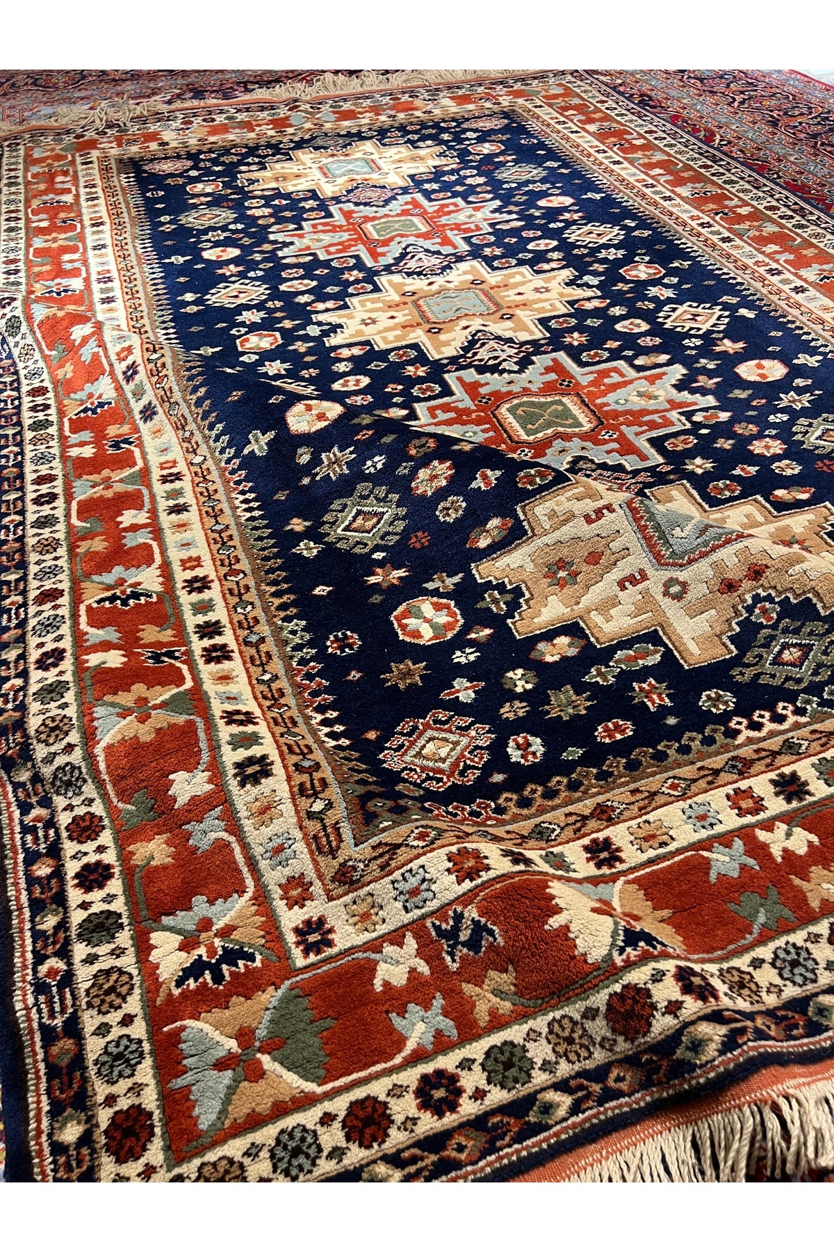 RD RAMAZAN DAG Hand Rug Art Hand-Woven Antik Izmir Yoruk Rug 290x183 - MALLTURK