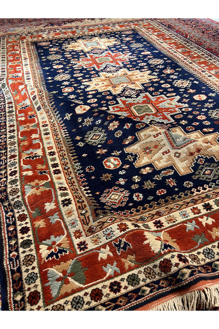 RD RAMAZAN DAG Hand Rug Art Hand-Woven Antik Izmir Yoruk Rug 290x183 - MALLTURK