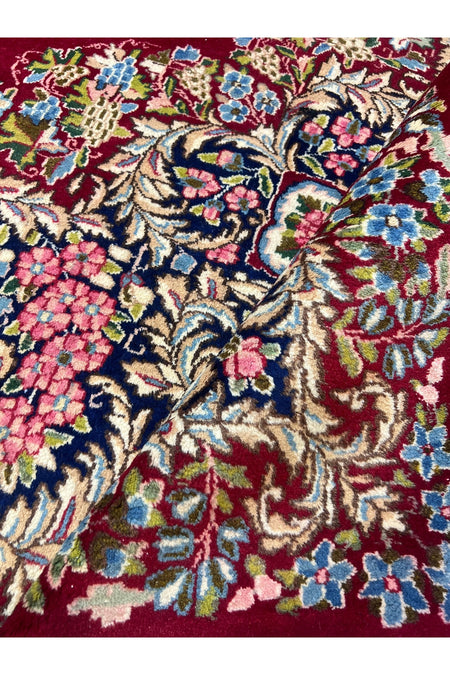 RD RAMAZAN DAG Hand Rug Art Hand-Woven Iranian Kirman Rug 2 El Size 370x276