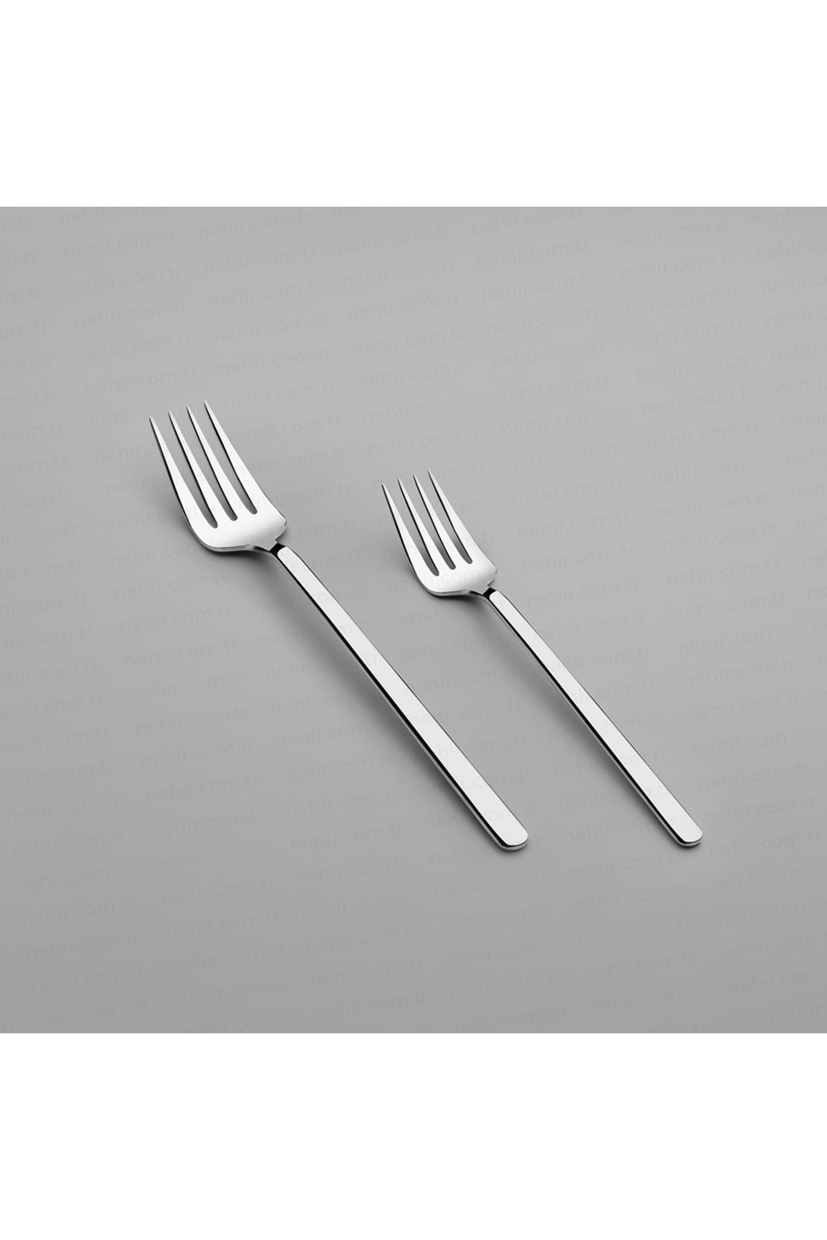 Nehir sofia Plain 6 Place Setting 30 Piece Boxed Fork Spoon Set - MALLTURK