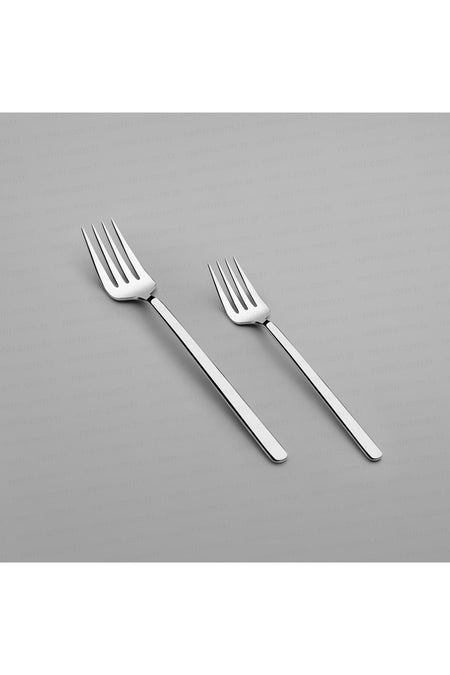 Nehir sofia Plain 6 Place Setting 30 Piece Boxed Fork Spoon Set - MALLTURK