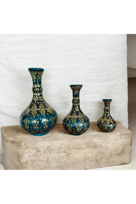 Sema Cini Handmade 3-Piece Teardrop Vase - MALLTURK