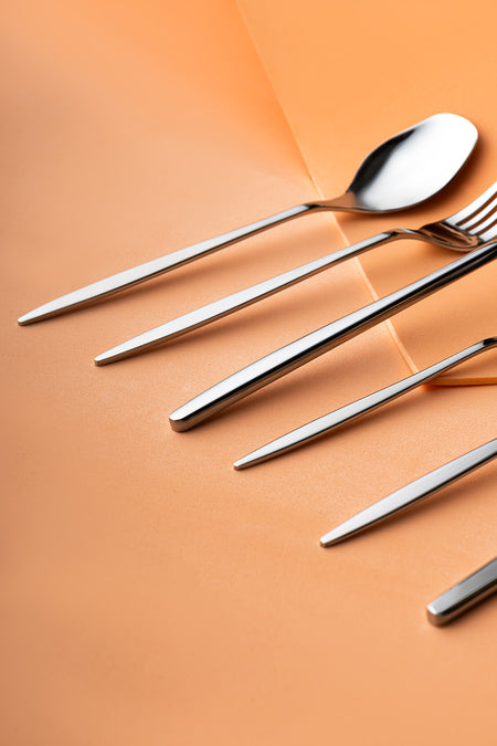 Emsan alisa 84 Piece 12 Place Setting Boxed Flatware Set - MALLTURK