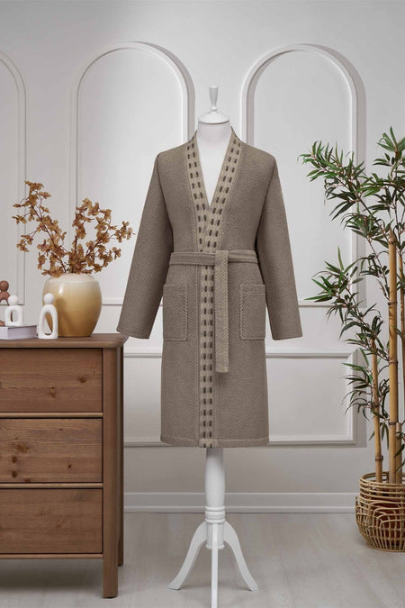Ozdilek Sculpted Kimono Bathrobe - MALLTURK