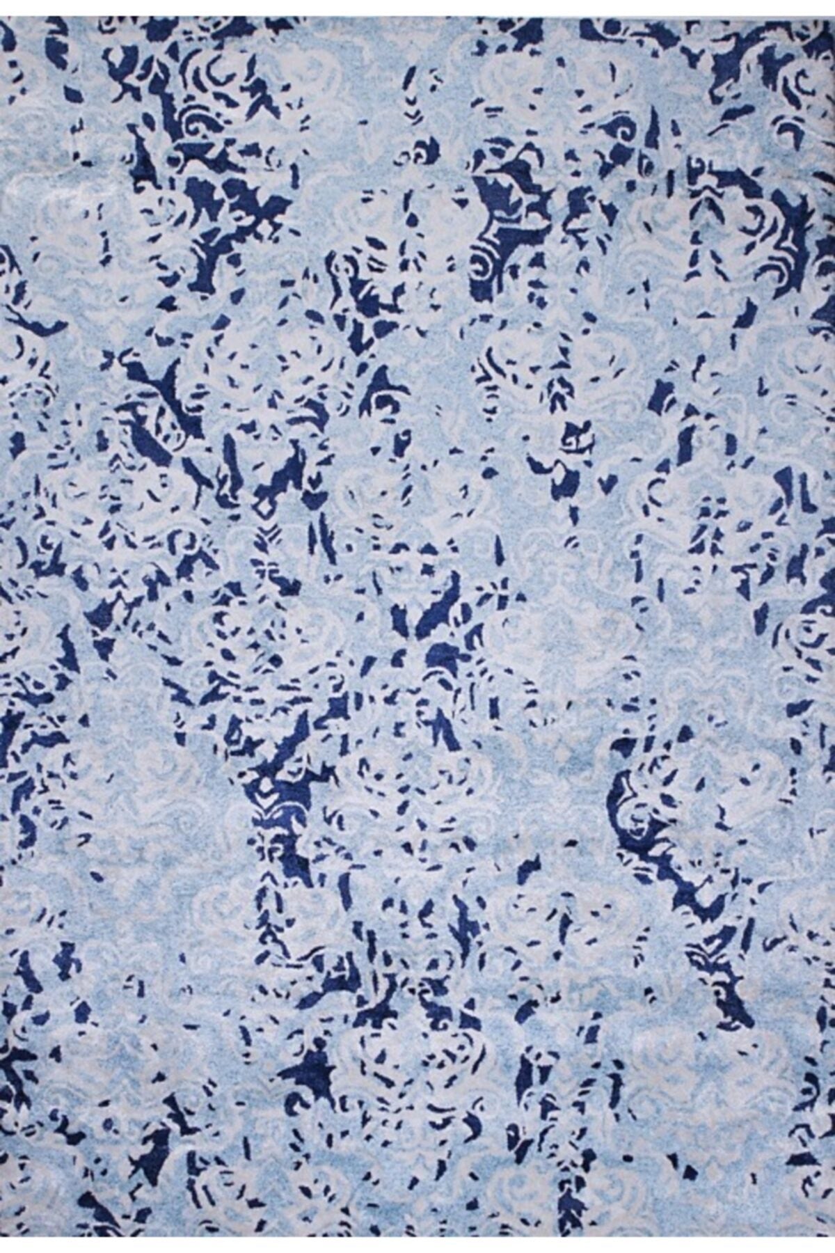GUR Hali Turquoise Handwoven Tufted Carpet - MALLTURK