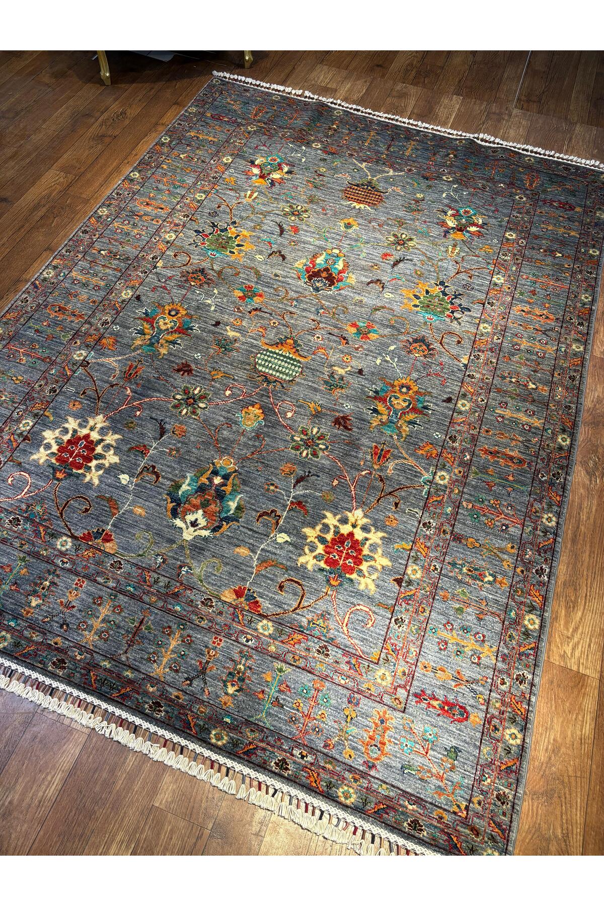 Wool Hand-Woven Afghan Rug