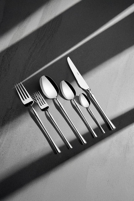 Nehir marbella Plain 6 Place Setting 36 Piece Boxed Flatware Set - MALLTURK