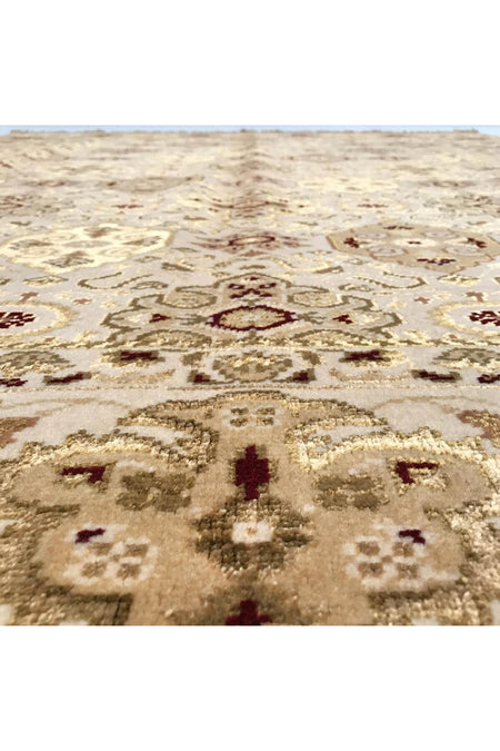 Halicizade Sultan Serisi Cerceve Pattern Hand-Woven Rug - MALLTURK