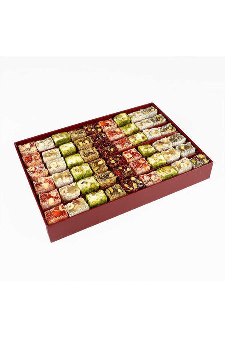 Haci serif Assorted Sultan Turkish Delight motif desenli kutu 1000gr - MALLTURK