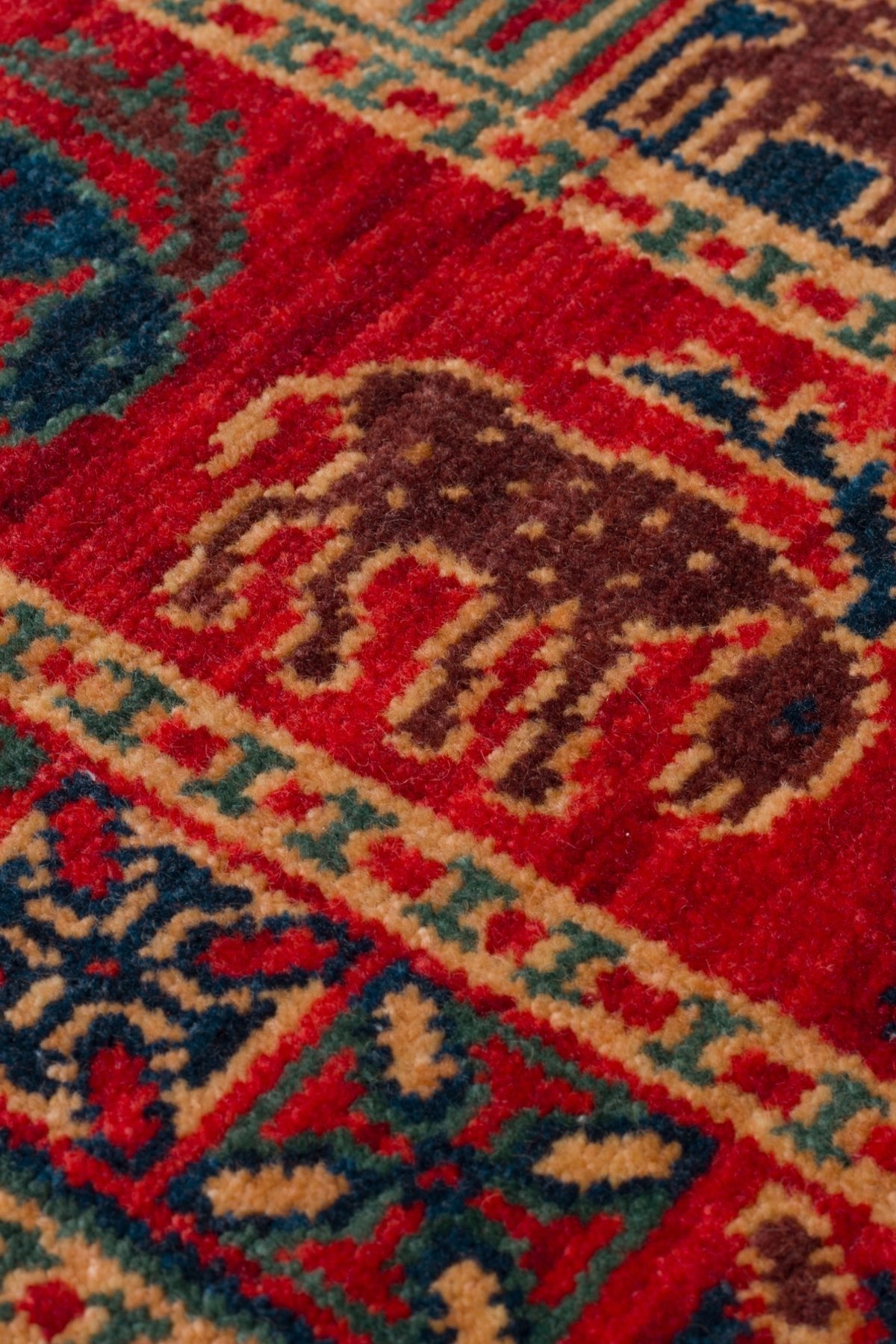 Kalesta Rug Rustik 08 Violet Natural Wool with Special Looms Hand-Woven Techniques with Produced Living Room Rug - MALLTURK