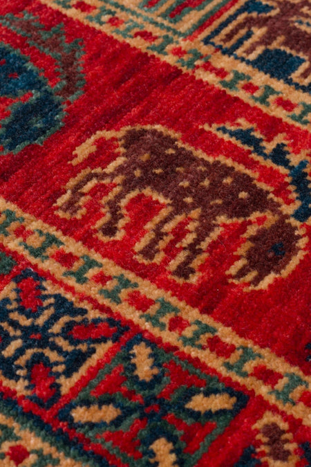 Kalesta Rug Rustik 08 Violet Natural Wool with Special Looms Hand-Woven Techniques with Produced Living Room Rug - MALLTURK