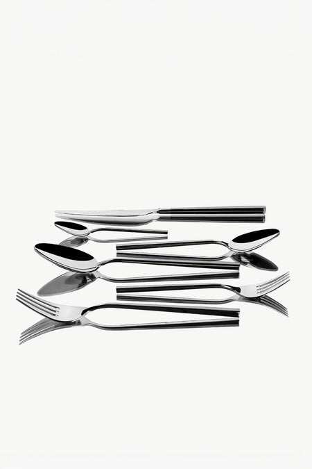 Nehir gloria Satin 12 Place Setting 72 Piece Boxed Flatware Set - MALLTURK