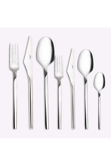 Jumbo 5100 quartz 84 Piece 12 Place Setting Flatware Set - MALLTURK