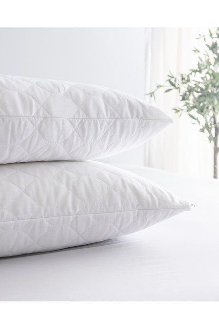 Madame Coco Crispy Cotton Quilted Pillow Protector - MALLTURK