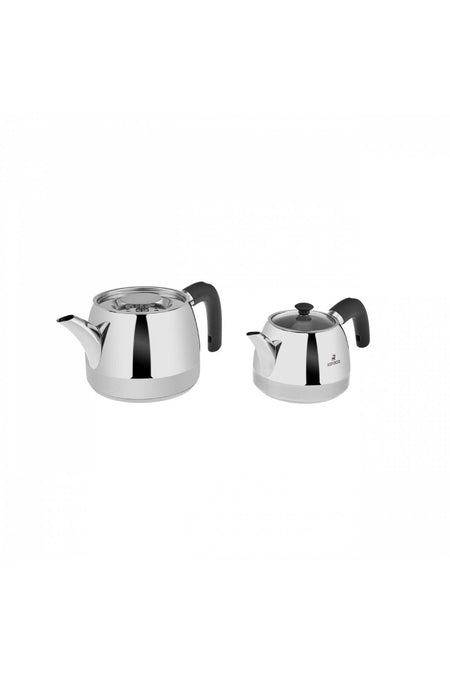 Karaca New Galya Midi Teapot with Steam Lid, Satin - MALLTURK