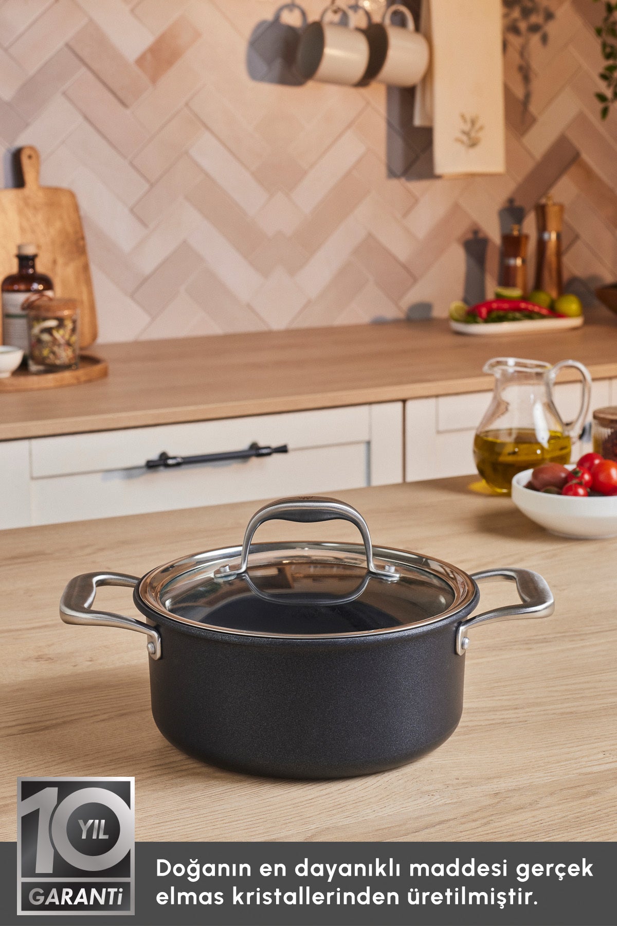 Karaca Biodiamond Pro Induction Compatible Pot - MALLTURK