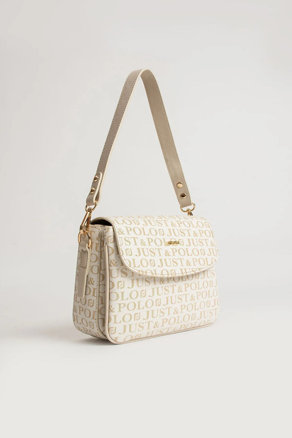 Just Polo Women's Printed Fabric Long Strap Shoulder Bag NEW SEASON-2197 - MALLTURK