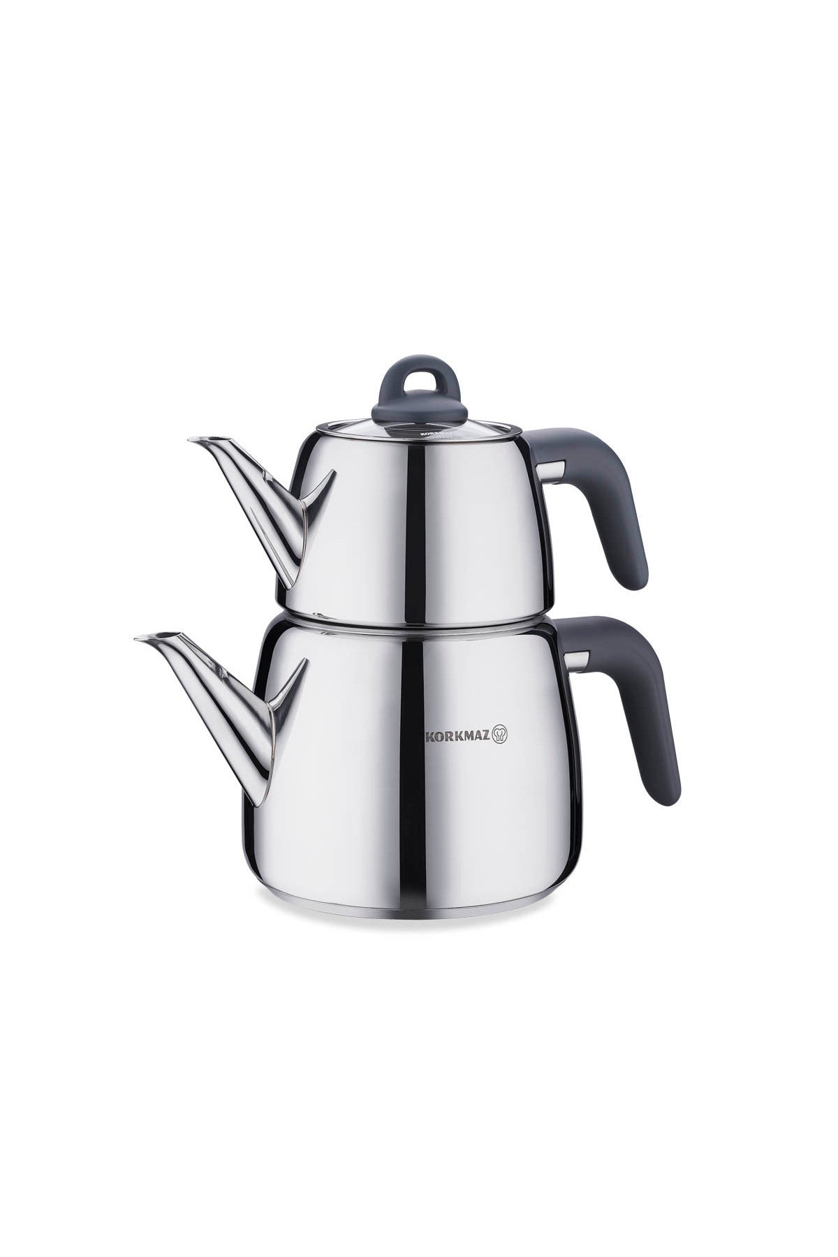 KORKMAZ Bella Smoked Teapot Set A045-03 - MALLTURK