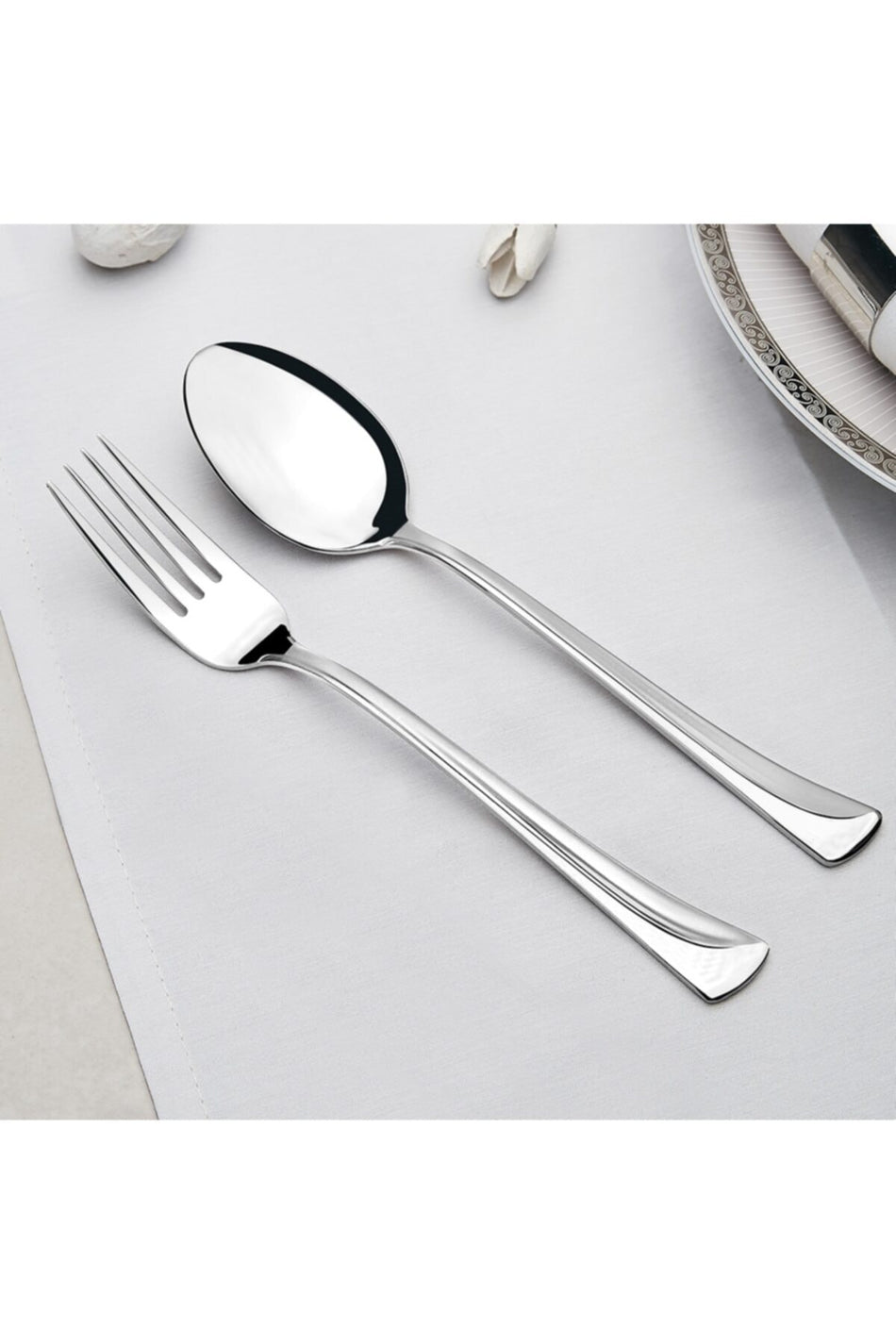 Nehir maksi Dessert Spoon 12 Pack satenli 50 yil Warranty - MALLTURK