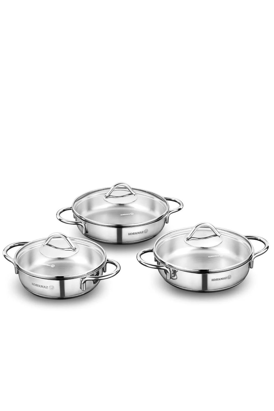 KORKMAZ Tombik 6 Piece Omelet Pan Set