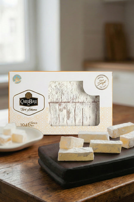 carsibasi Gluten Free Mastic Flavored mezekeli Turkish Delight 500 g - MALLTURK