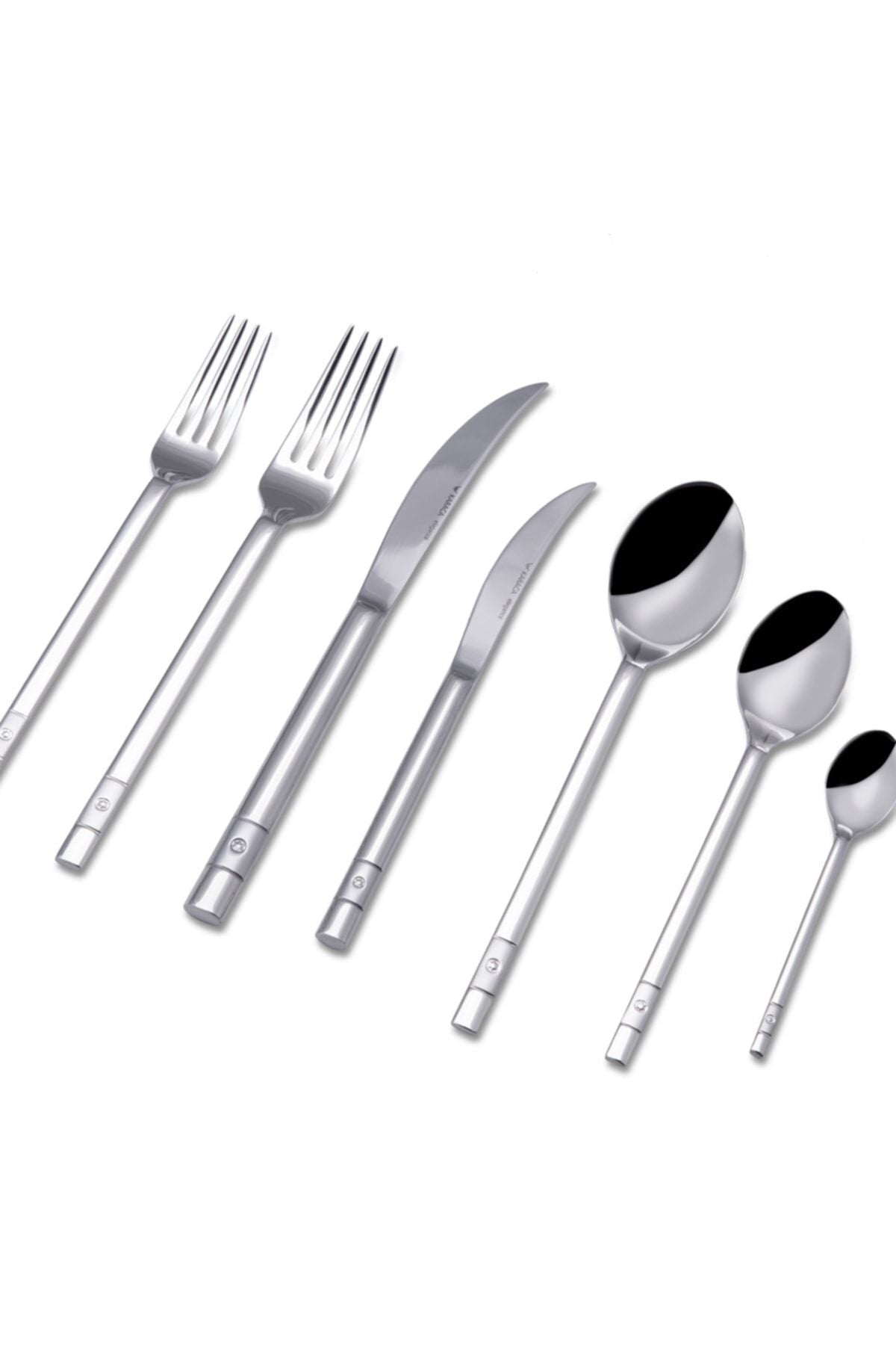 Karaca 84 Piece 12 Place Setting elegance sand new elmas Flatware Set - MALLTURK