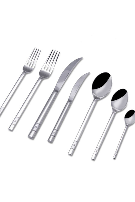 Karaca 84 Piece 12 Place Setting elegance sand new elmas Flatware Set - MALLTURK