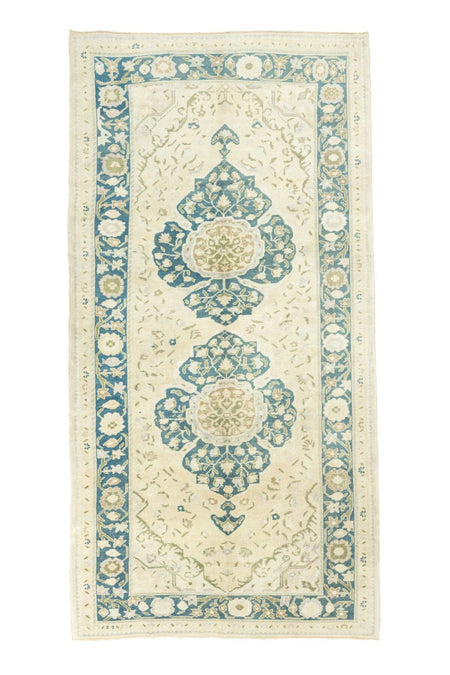 Soho Antiq Tunay Floral Pattern Hand-Woven Wool Rug 167x354 cm - MALLTURK