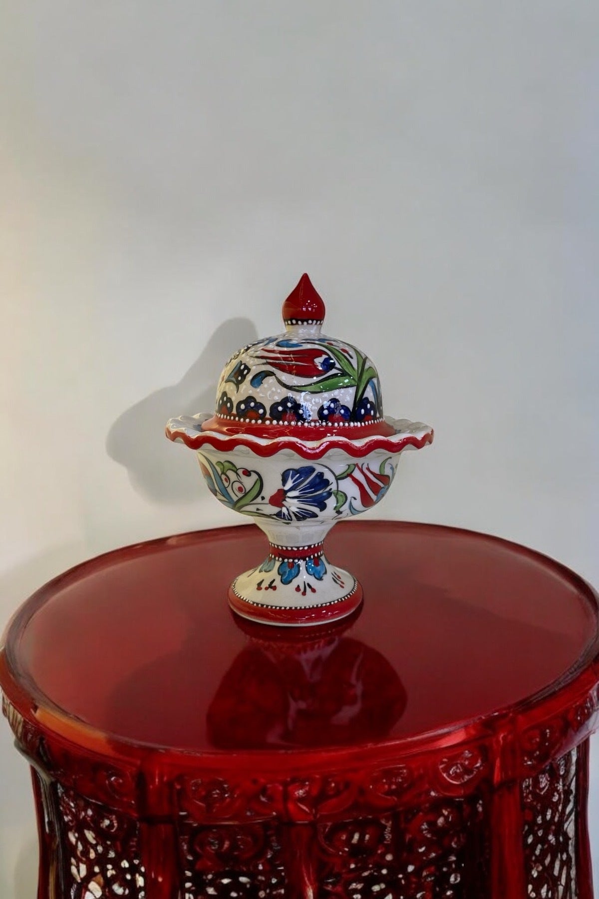 eporselen Footed Tile Candy Bowl - MALLTURK