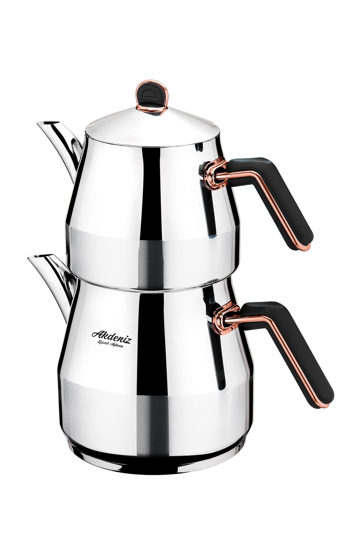 Akdeniz Diamond Elite Large Teapot Set 2lt.-3.25lt. - MALLTURK