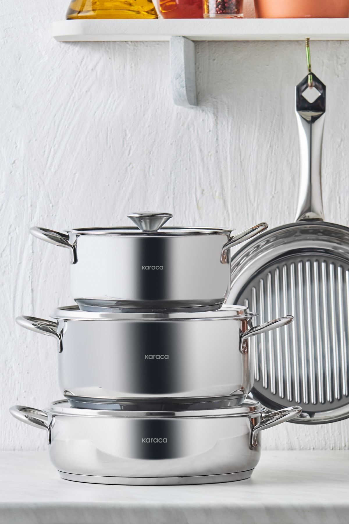 Karaca Galina New Induction Compatible 7 Piece Cookware Set - MALLTURK