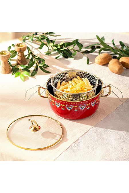 Emsan Solemar Enamel Frying Pot - MALLTURK