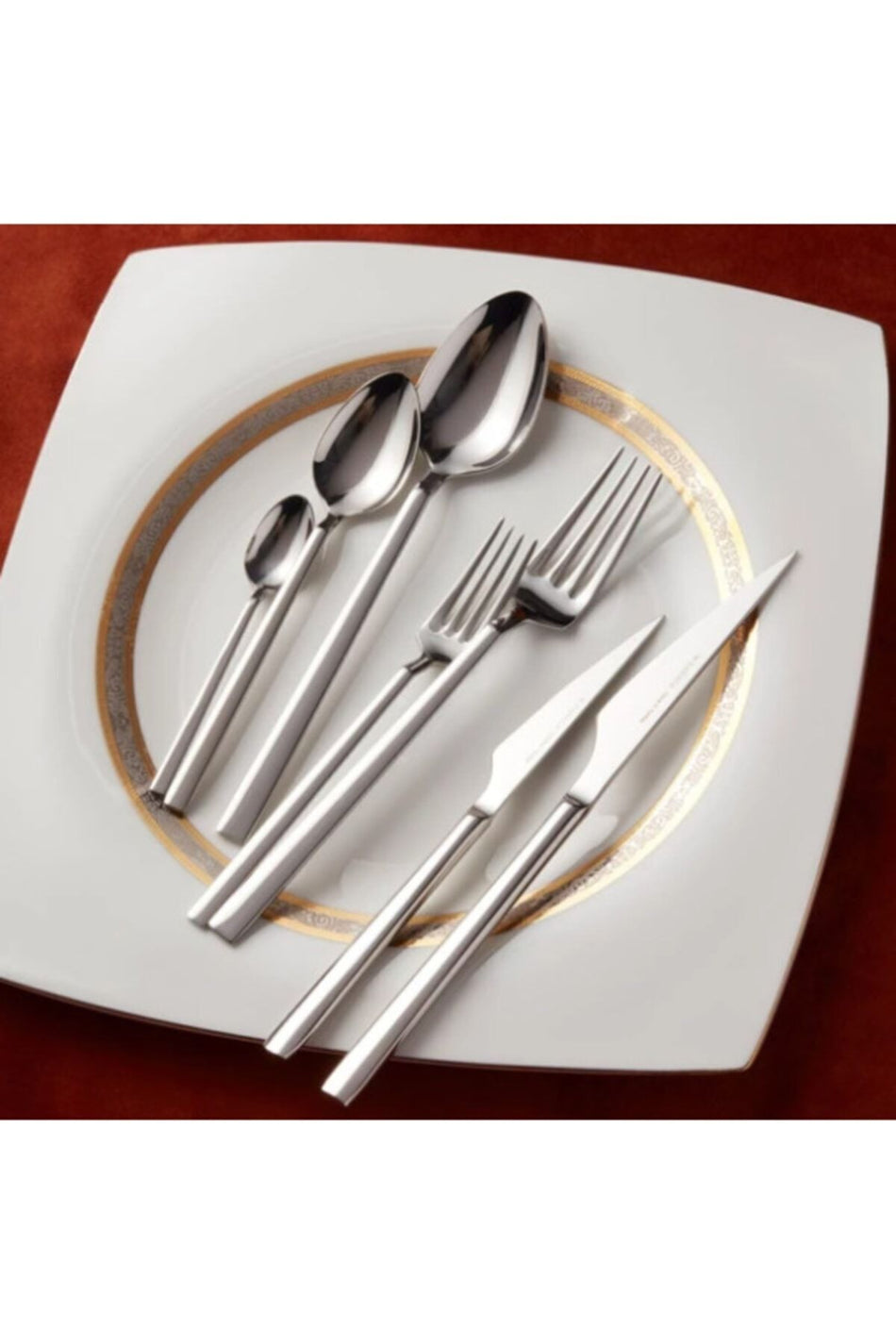 Karaca davina elegance 12 Place Setting 84 Piece Flatware Set - MALLTURK