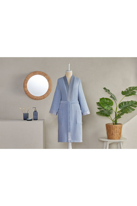 Ozdilek Floretta Basic Kimono Bathrobe - MALLTURK