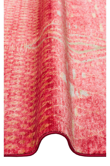 Eko Hali Zara ZR 15 Red Autumn is a special loom rug shaped by the intensive handiwork of women from Usak. - MALLTURK