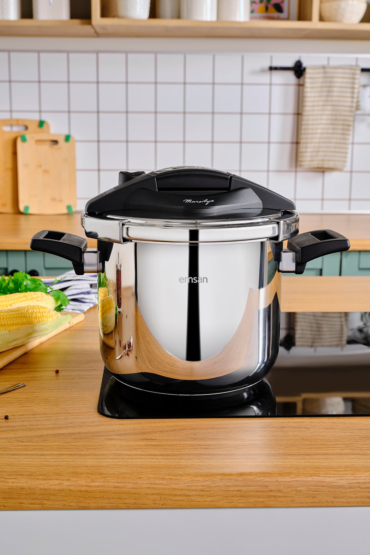 Emsan Marseille induction Base Pressure Cooker 5 Liters - MALLTURK